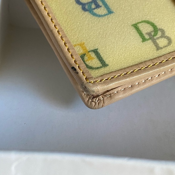 Dooney & Bourke Rare Rainbow Monogram Y2K It Girl Wallet - Picture 5 of 13